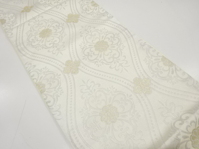 アンティーク　立涌に華紋織り出し袋帯（材料）